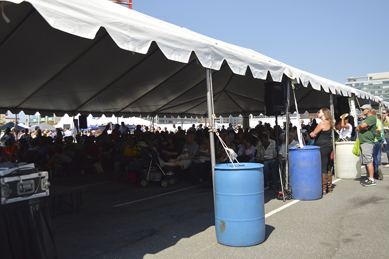 Crowd for Guest Speaker Bryant Terry