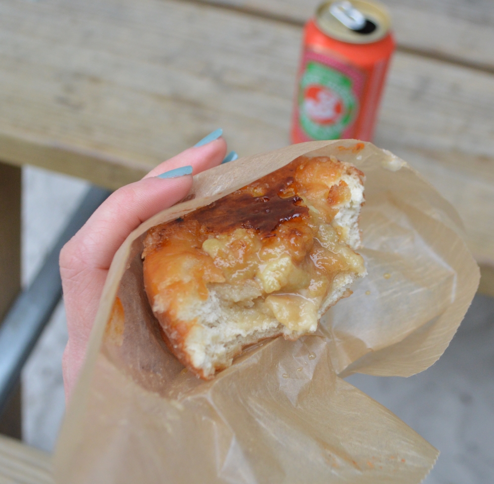 Vanilla Bourbon Creme Brulee Donut with Maker's Mark Custard filling
