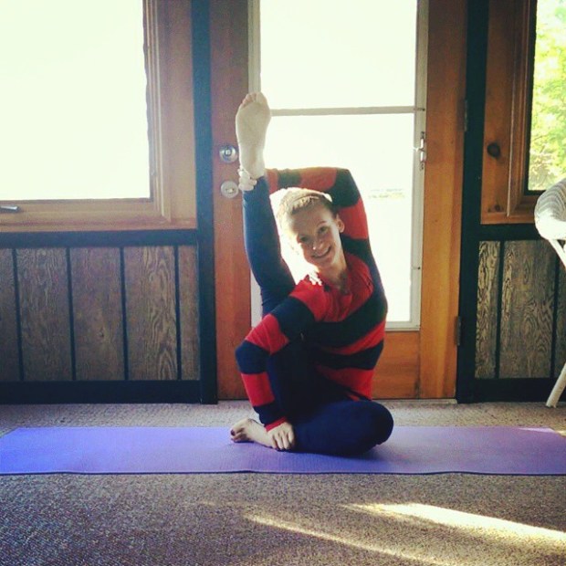 Compass Pose. Parivrtta Surya Yantrasana