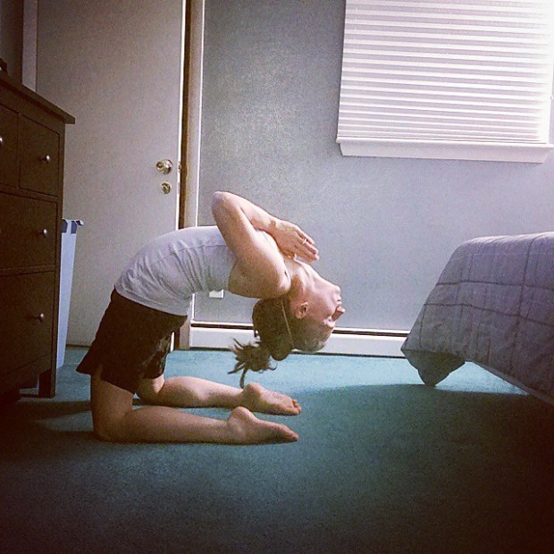 Camel Pose. Ustrasana. 