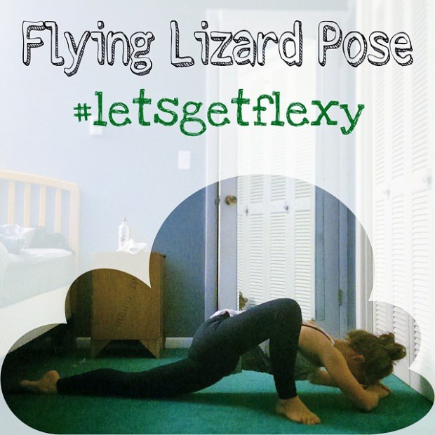 Flying Lizard Pose. Uttana Prasithasana. 