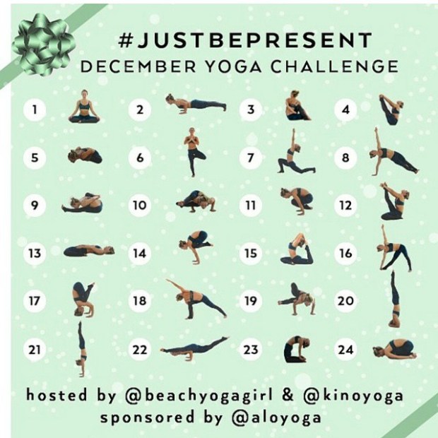 Just Be Present - December Yoga Challenge
