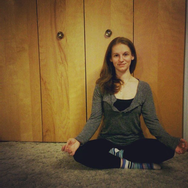 Easy Pose. Sukhasana.