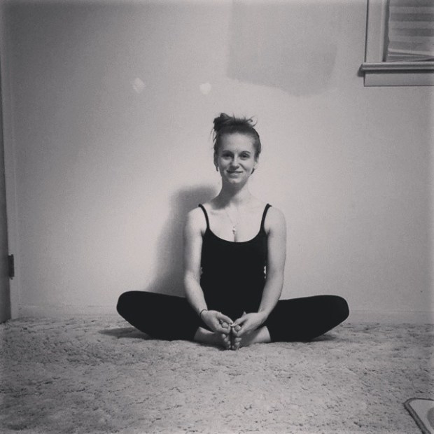 Bound angle pose, Baddha Konasana
