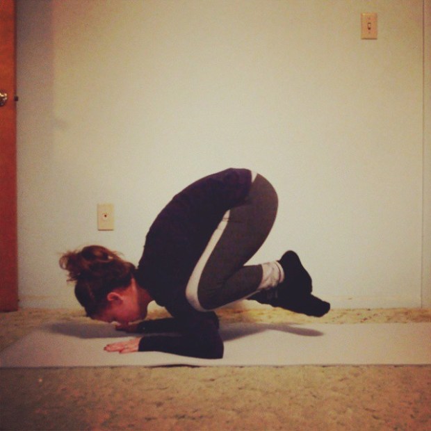 Karandavasana, Baby Crow