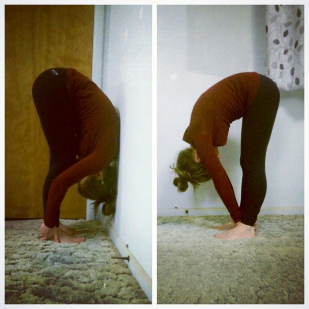 Day 1: Padangusthasana, Standing Forward Fold