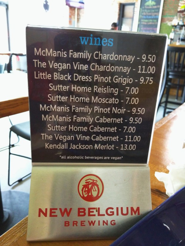 Root of Lancaster Wine List